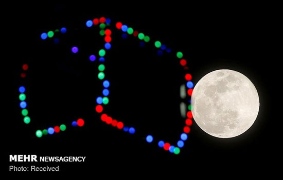 قرص ماه در نقاط مختلف جهان+عکس‎