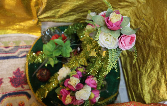 حجله سنتی عروس و داماد در بندرلنگه+عکس