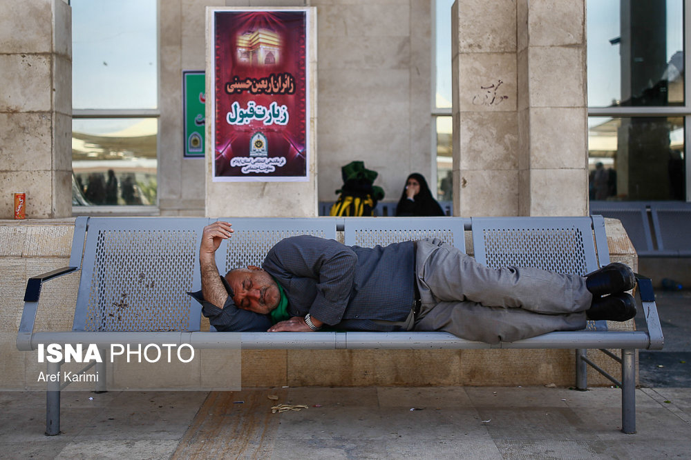 عزاداران اربعین در مرز مهران