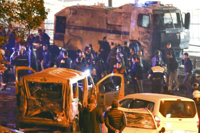 تصاویر انفجار مرگبار استانبول