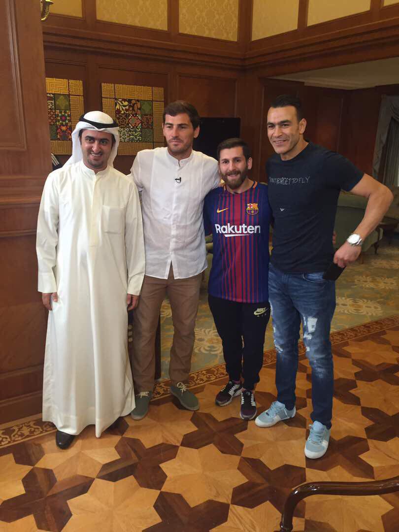 مسی ایرانی درملاقات با کاسیاس واقعی/عکس