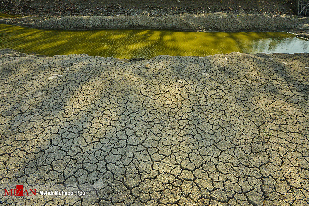 خشک شدن دریاچه عباس آباد - بهشهر
