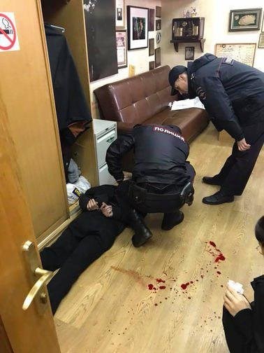 حمله خونین به خانم مجری در مسکو