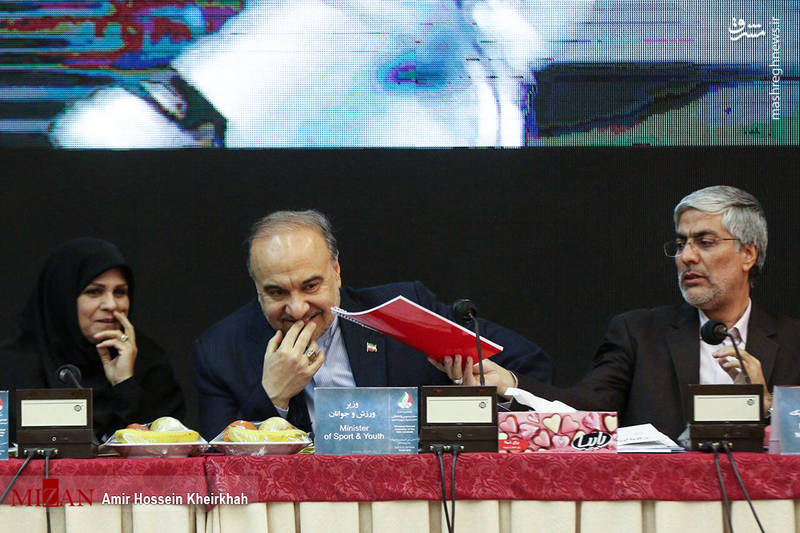 خنده های وزیر در انتخابات کمیته +عکس