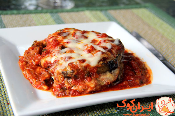خوراک بادمجان پنیری غذایی جدید خوراک بادمجان پنیری غذایی جدید