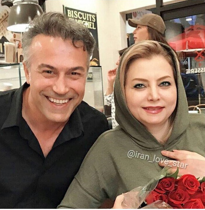 دانیال حکیمی و همسرش