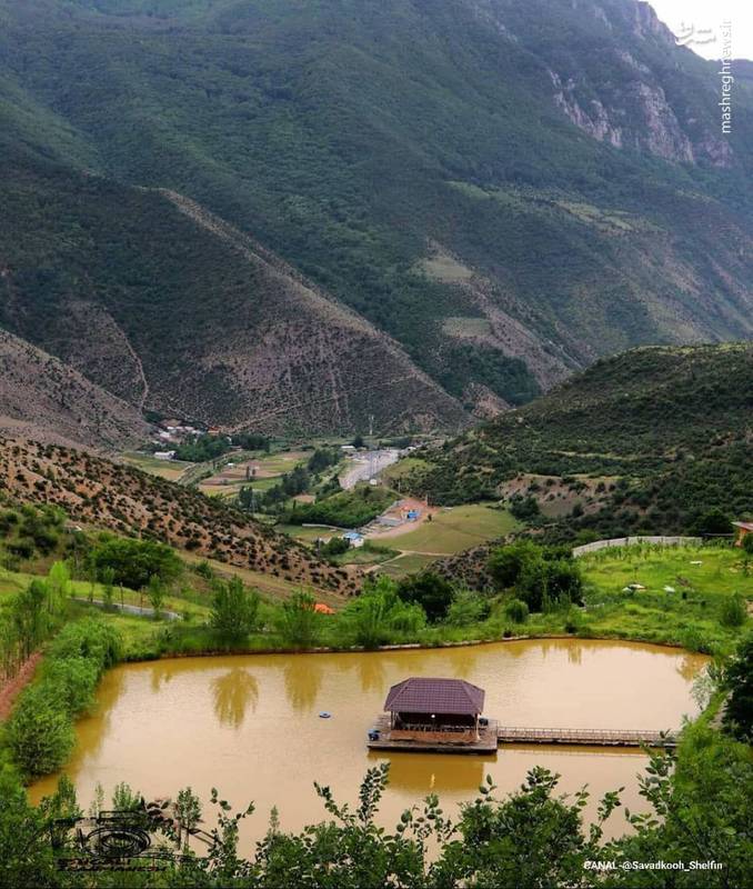 منظره‌ای دیدنی در مازندران +عکس