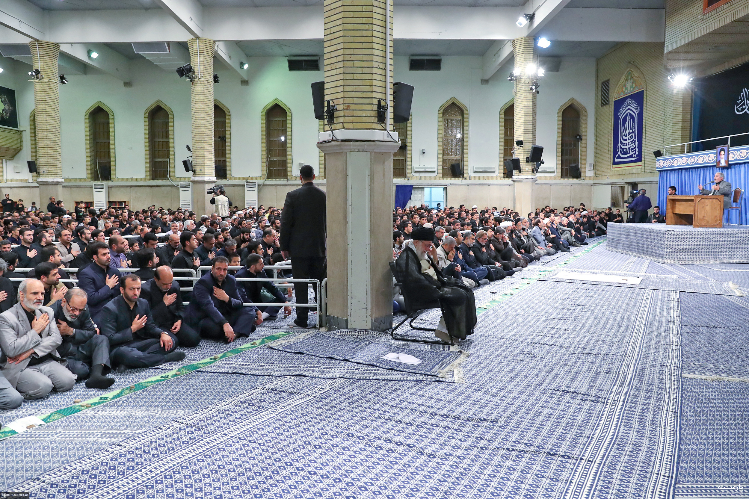 مراسم سوگواری سالروز شهادت امیرالمؤمنین در حسینیه امام خمینی