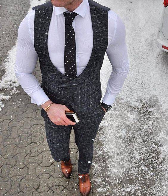 مدل جلیقه های مجلسی مردانه با ست کراوات
