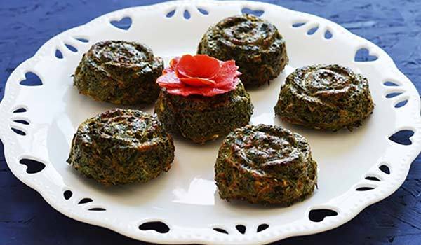 ایده‌های ساده و زیبا تزیین کوکو سبزی مجلسی