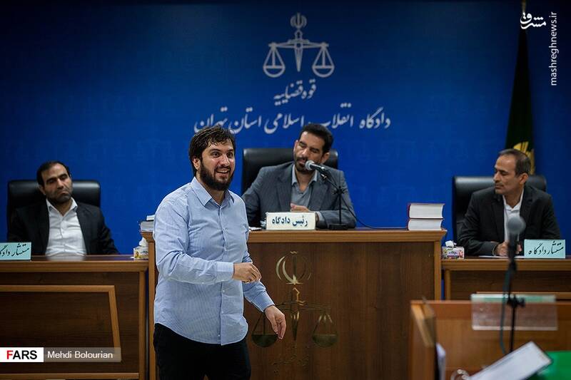 خنده‌های سیدهادی رضوی در دادگاه! +عکس