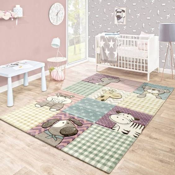 مدل فرش اتاق کودک دختر و پسر