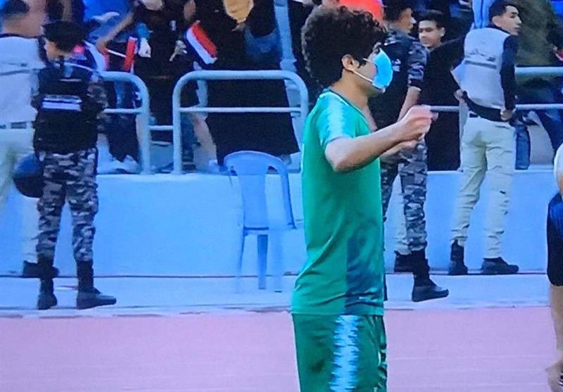 حرکت اعتراضی بازیکن عراق پس از گلزنی به ایران +عکس