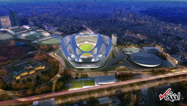 طراحی خیره کننده استادیوم المپیک توکیو برای مبارزه با گرما + عکس