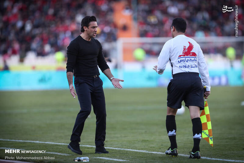 عصبانیت فرهاد مجیدی +تصاویر