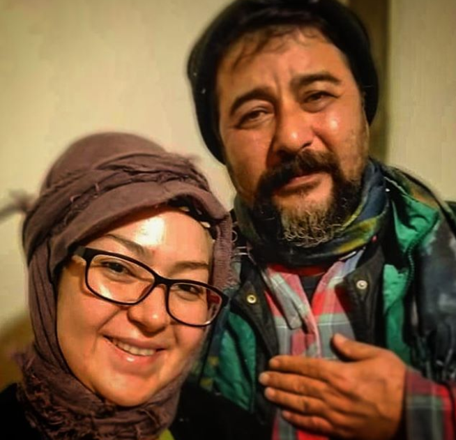 عکس عیدانه امیرحسین صدیق و همسرش