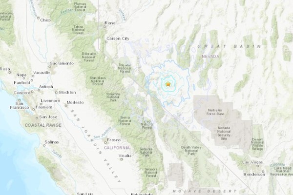 زلزله ۶.۴ ریشتری «نوادا» را لرزاند