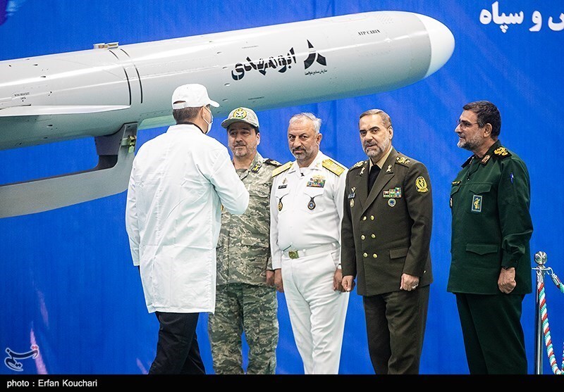 آئین الحاق موشک های کروز ابومهدی به نیروی دریایی ارتش و سپاه/ گزارش تصویری