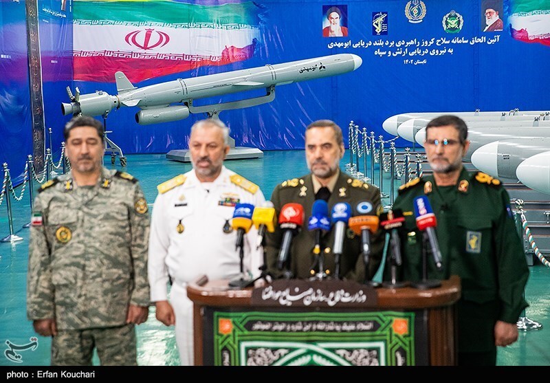 آئین الحاق موشک های کروز ابومهدی به نیروی دریایی ارتش و سپاه/ گزارش تصویری