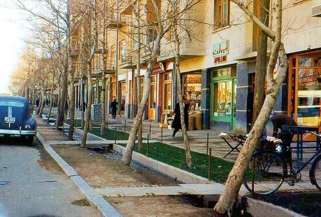 تصویری خاطره انگیز از خیابان انقلاب در سال ۱۳۳۰