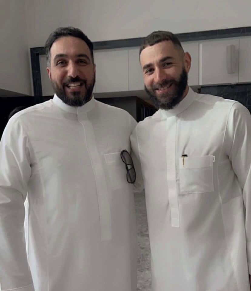 تصویری جالب از کریم بنزما در لباس عربی