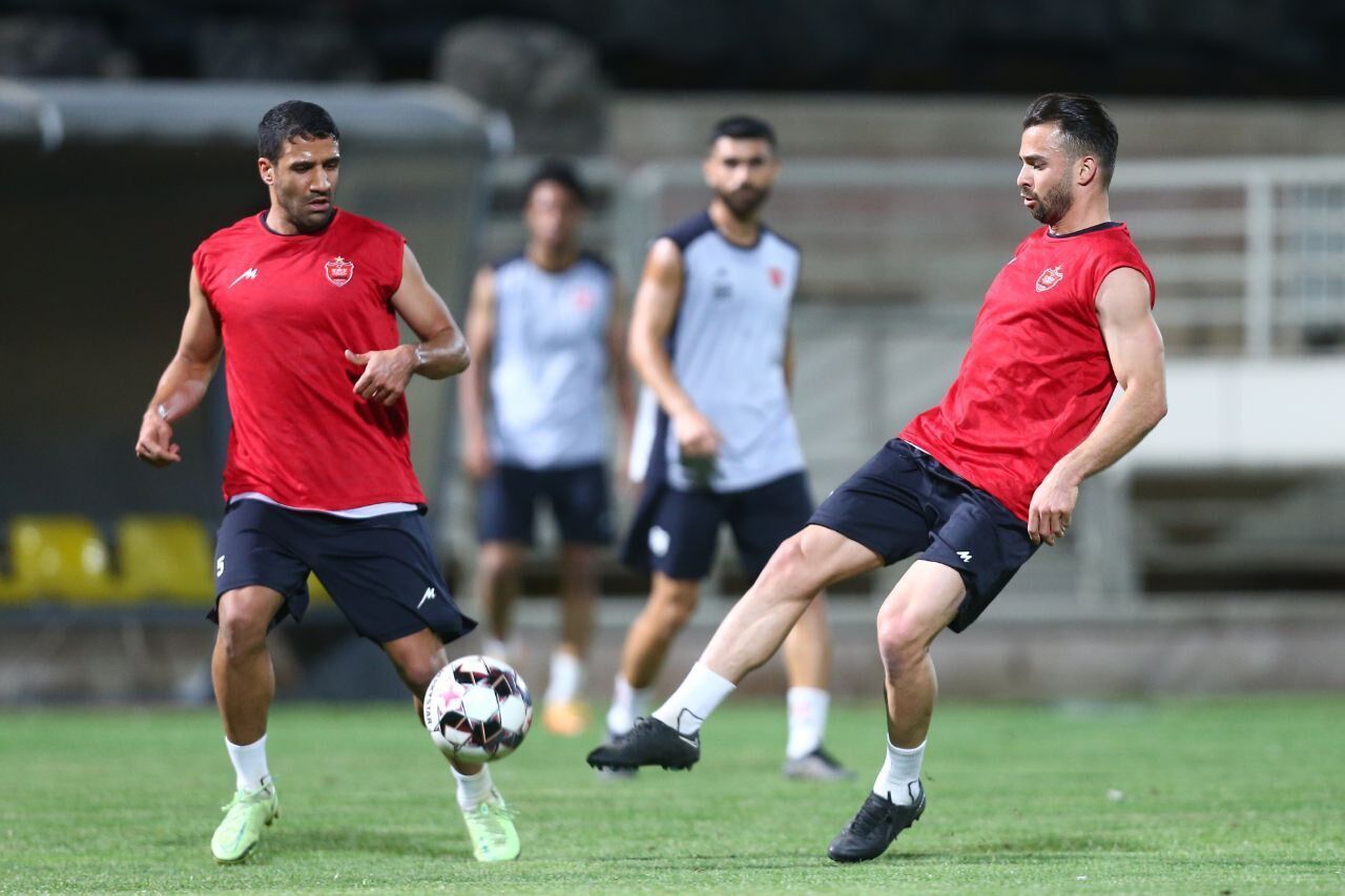 تمرین سنگین پرسپولیس بدون حضور بیرانوند