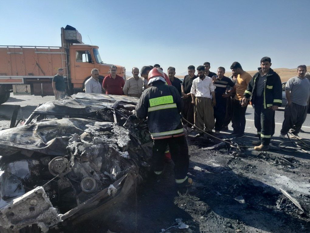 تلفات وحشتناک در تصادف خونین تلفات وحشتناک در تصادف خونین