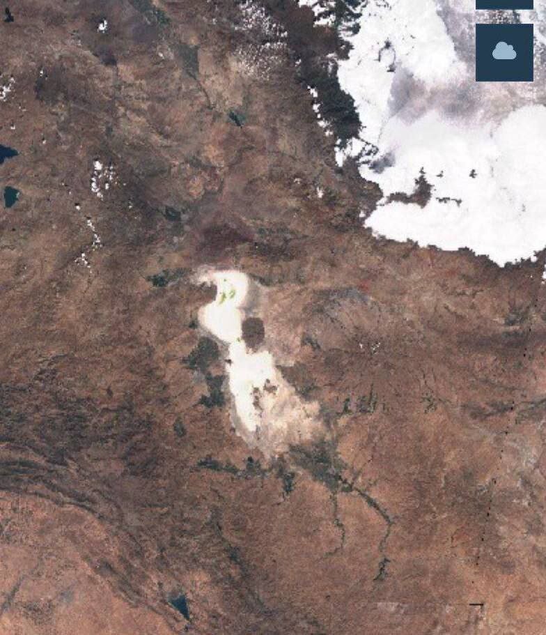 جدیدترین عکس از وضعیت غم‌انگیز دریاچه ارومیه!