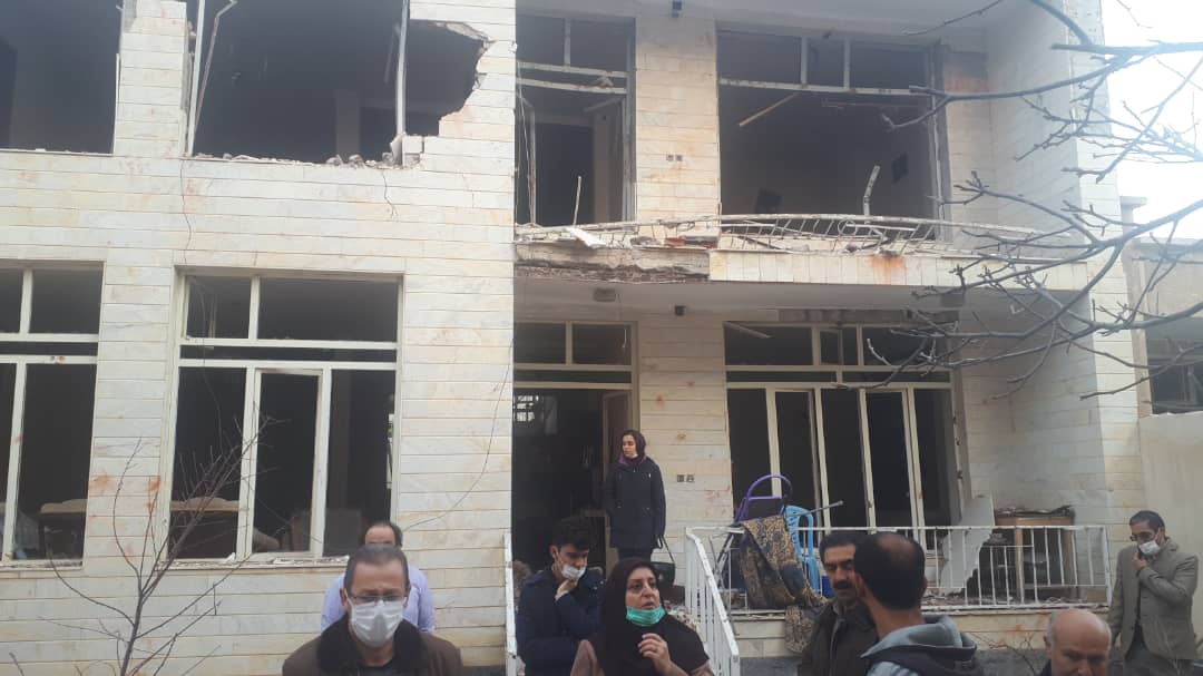 ۲ کشته و ۱۵ زخمی در پی انفجار ساختمانی در اردبیل+عکس