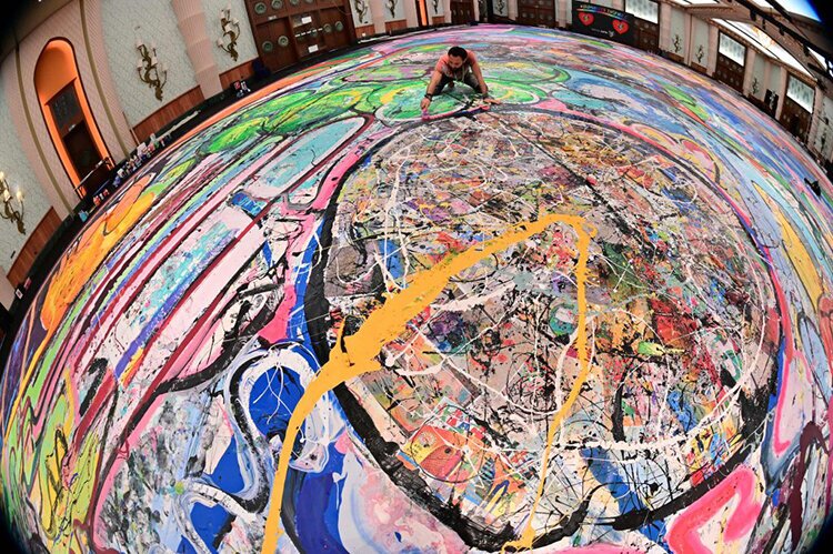 بزرگ‌ترین نقاشی دنیا ۶۲ میلیون دلار چکش خورد + تصاویر