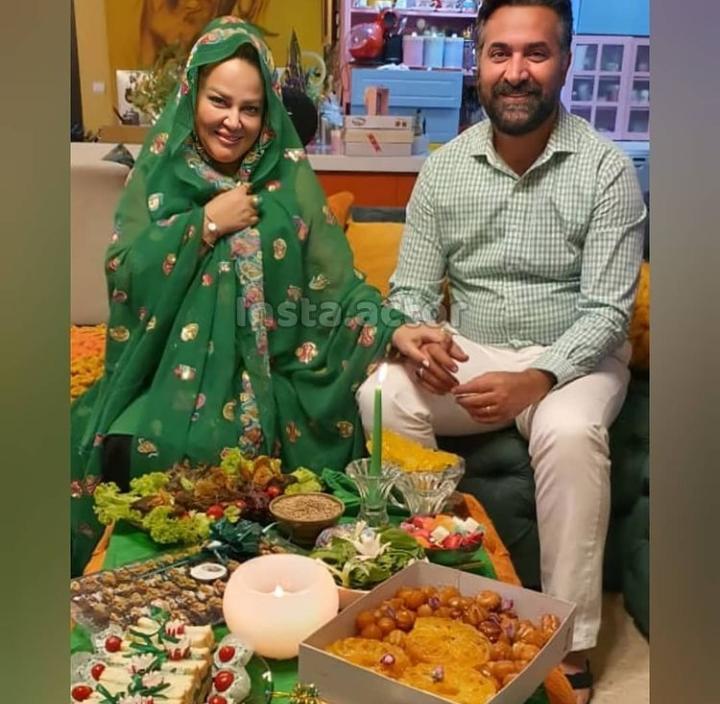روزه‌داری بهاره رهنما و همسرش + عکس
