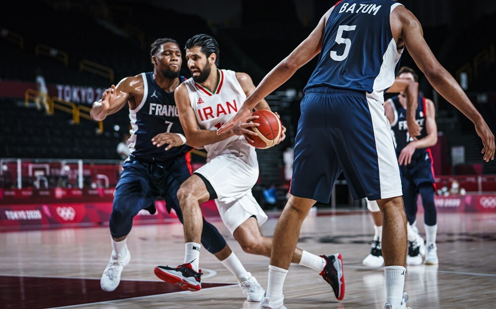 پایان کار بسکتبال ایران در المپیک با باخت مقابل فرانسه / ناکامی دو بانوی تیراندازی از صعود به فینال + فیلم و تصاویر