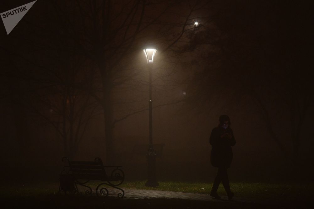 مسکو غرق در مه