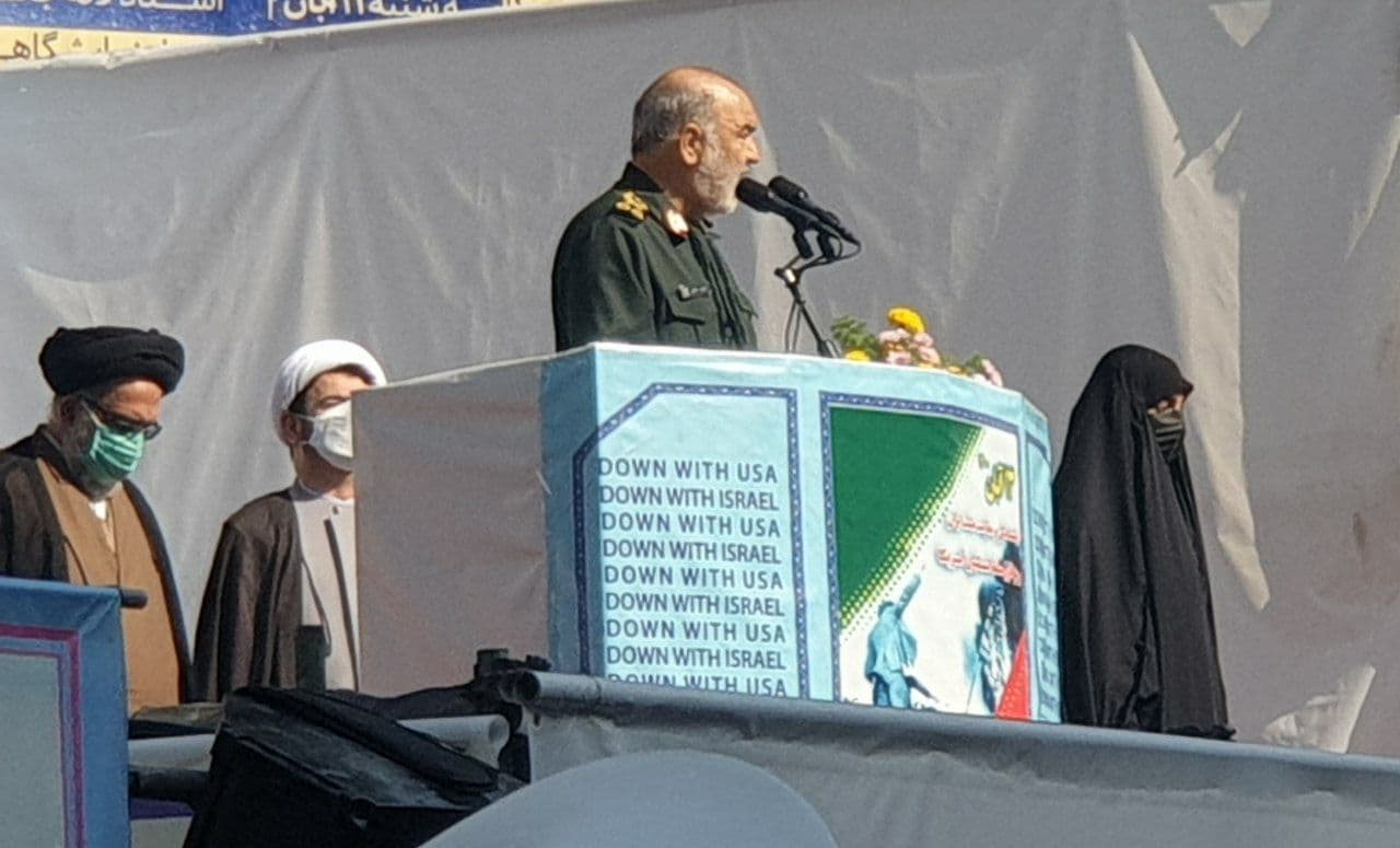 مراسم ویژه یوم الله ۱۳ آبان در تهران / فرمانده کل سپاه: آمریکا صحنه‌گردان جنگ‌های نیابتی است