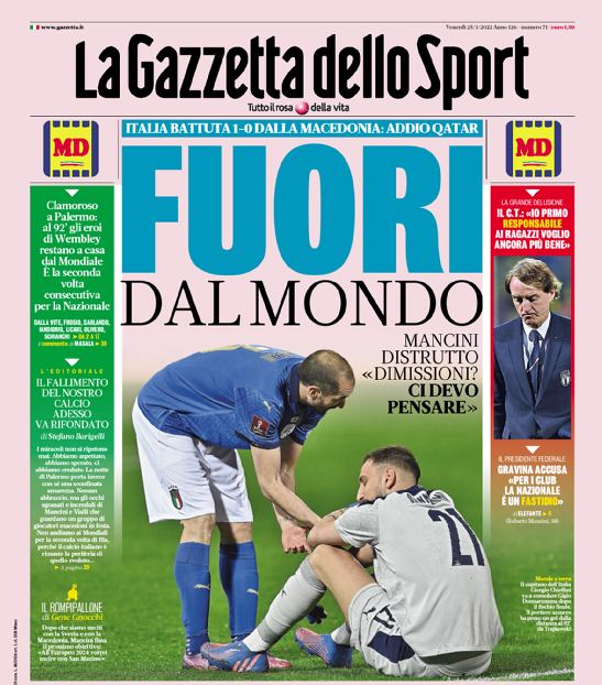 واکنش تند مطبوعات به فاجعه باورنکردنی ایتالیا؛ بروید به جهنم +تصاویر واکنش تند مطبوعات به فاجعه باورنکردنی ایتالیا؛ بروید به جهنم +تصاویر