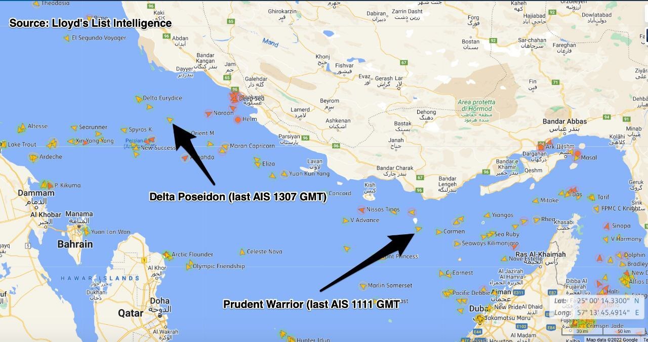 توقیف ۲ فروند نفتکش یونانی در آب‌های خلیج فارس + تصاویر