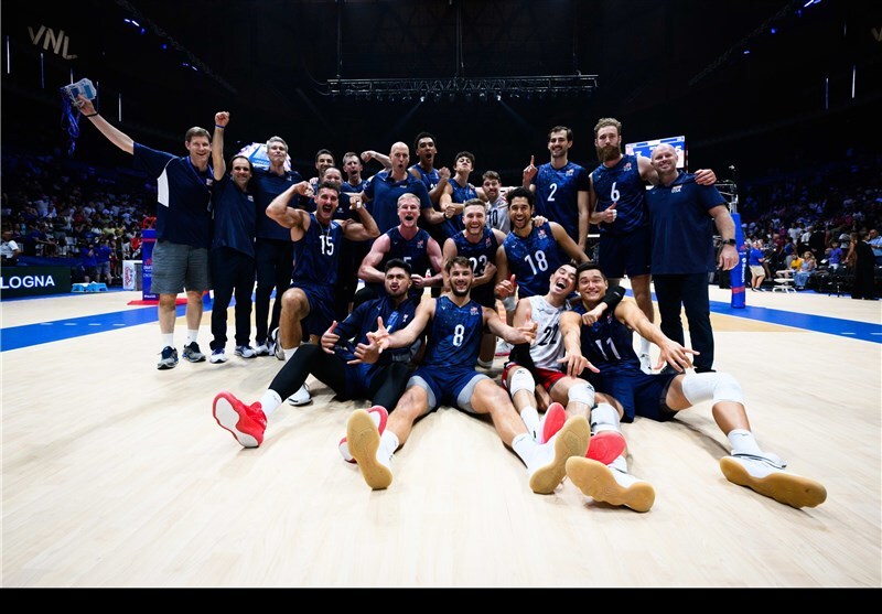 آمریکا و فرانسه به فینال رسیدند/ تحقیر ایتالیا و لهستان در بولونیا + عکس