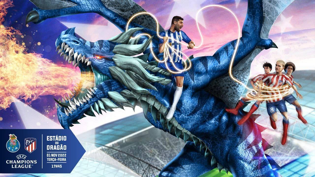 طرح جالب باشگاه پورتو برای دیدار برابر اتلتیکو با حضور مهدی طارمی+ عکس