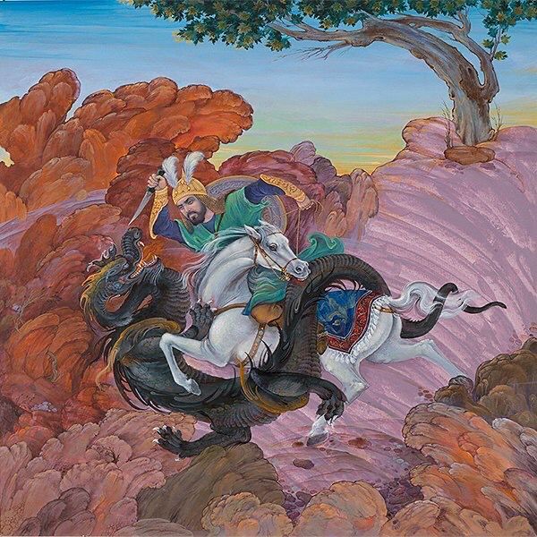 داستان رستم و کوه افسانه ای ایران