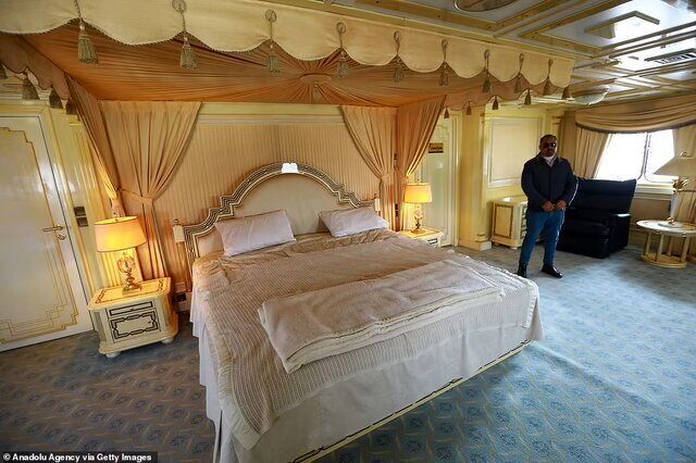 اتاق خواب کشتی لاکچری صدام