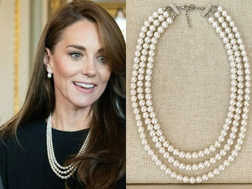 گردنبند مناسب یقه گرد