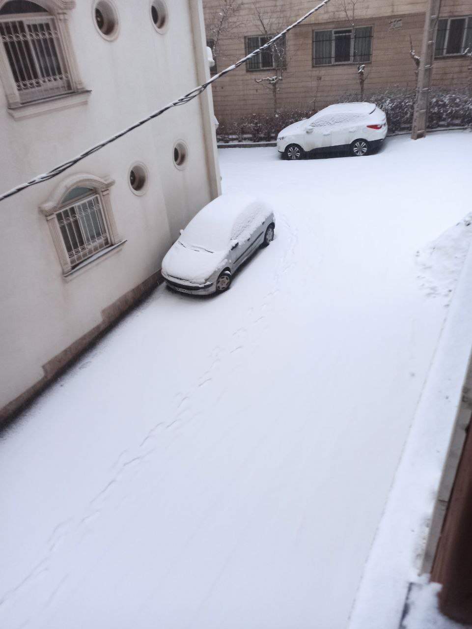 بارش برف در تهران