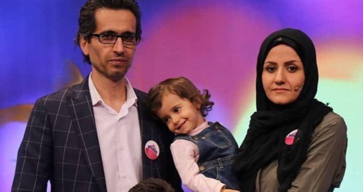 مجید معروف قصه های مجید در کنار همسرش+ عکس